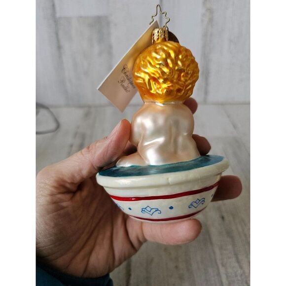 Radko bathing beauty baby cup RARE child ornament vintage 2003 Xmas tree - Picture 4 of 10